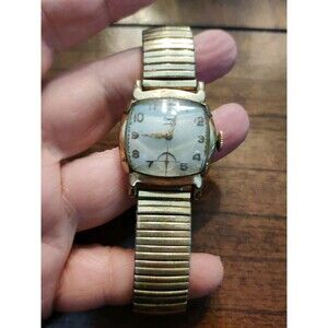 Vintage Penney By Benrus Watch 10k Rolled Gold Plated For Parts Or Repair